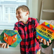 Load image into Gallery viewer, Seedling Painted Geometric Art (Fox)