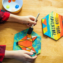 Load image into Gallery viewer, Seedling Painted Geometric Art (Fox)