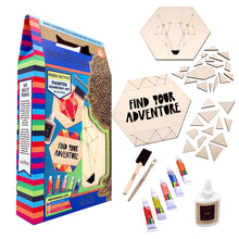 Load image into Gallery viewer, Seedling Painted Geometric Art (Fox)