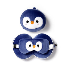 Load image into Gallery viewer, Penguin Kids' Travel Pillow Set