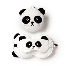 Load image into Gallery viewer, Panda Kids' Travel Pillow Set