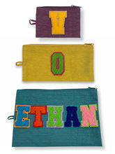 Load image into Gallery viewer, Personalised your Flat Pouch Set / Jewel Mix