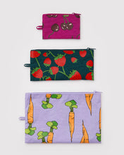 Load image into Gallery viewer, NEW! Flat Pouch Set / Carrots & Berries