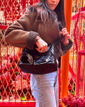 Load image into Gallery viewer, Diff Crossbody Satin Bag - Black