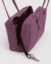 Load image into Gallery viewer, NEW HOT ITEM! Nylon Bowler Bag - Plum