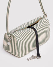 Load image into Gallery viewer, NEW! Nylon Loaf Bag - Sage Stripe