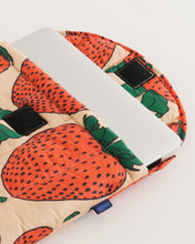 Load image into Gallery viewer, Puffy Laptop Sleeve / Strawberry 13&quot;/14&quot; (Small)
