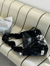 Load image into Gallery viewer, Diff Crossbody Satin Bag - Black