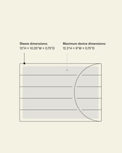 Load image into Gallery viewer, Puffy Laptop Sleeve / Yellow Happy 13"/14" (Small)