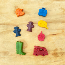 Load image into Gallery viewer, Fire Engine Crayon Set
