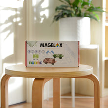 Load image into Gallery viewer, MAGBLOX® Twin Car Pack with Wooden Wheels