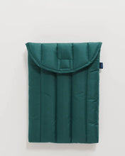 Load image into Gallery viewer, Puffy Laptop Sleeve / Malachite 13"/14" (Small)