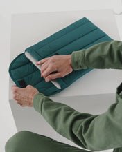 Load image into Gallery viewer, Puffy Laptop Sleeve / Malachite 13"/14" (Small)