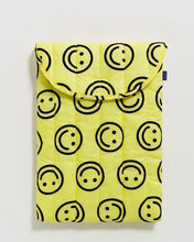Load image into Gallery viewer, Puffy Laptop Sleeve / Yellow Happy 16&quot; (Large)
