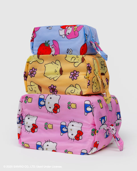 NEW! 3D Zip Set - Hello Kitty and Friends Florals