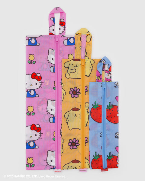 NEW! 3D Zip Set - Hello Kitty and Friends Florals