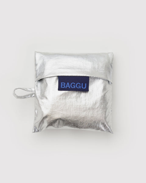 NEW! Baby Baggu / Chrome Metallic