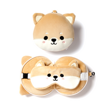 Load image into Gallery viewer, Shiba Inu Dog Kids&#39; Travel Pillow Set

