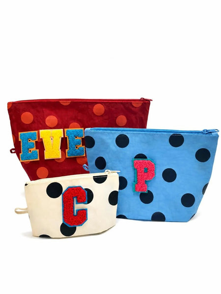 Personalised your Go Pouch Set / Polka Dot Mix