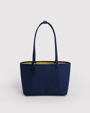 Load image into Gallery viewer, NEW! Medium Nylon Reversible Tote - Navy Mix
