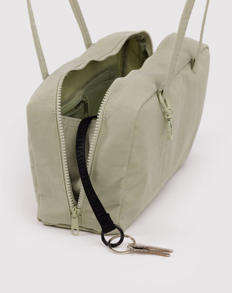 NEW HOT ITEM! Nylon Bowler Bag - Celadon