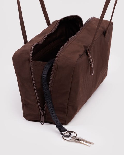 NEW HOT ITEM! Nylon Bowler Bag - Coffee