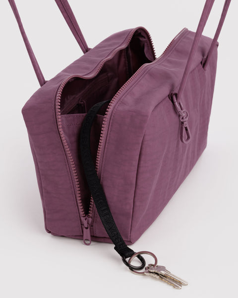 NEW HOT ITEM! Nylon Bowler Bag - Plum