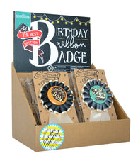 Load image into Gallery viewer, Birthday Ribbon Badge - Boy - The Best Day Ever
