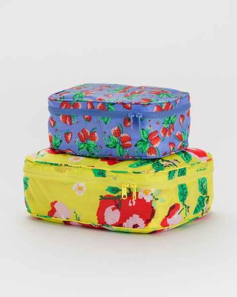 Packing Cube Set - Needlepoint Fruit