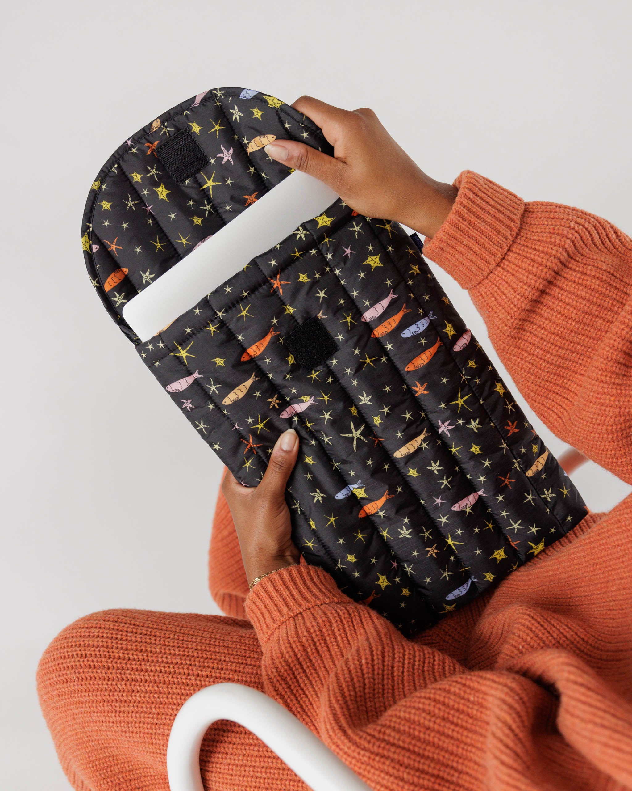 Puffy Laptop Sleeve Star Fish 16