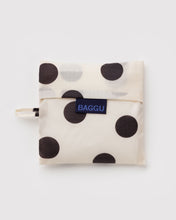 Load image into Gallery viewer, NEW! Standard Baggu / Cream and Black Polka Dot

