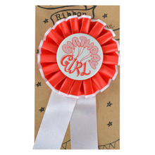 Load image into Gallery viewer, Birthday Ribbon Badge - Girl - The Best Day Ever
