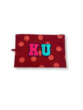 Load image into Gallery viewer, Personalised your Flat Pouch Set / Polka Dot Mix
