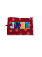 Load image into Gallery viewer, Personalised your Flat Pouch Set / Polka Dot Mix
