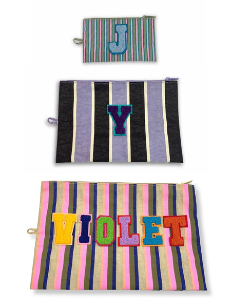 Personalised your Go Pouch Set / Candy Shop Stripes