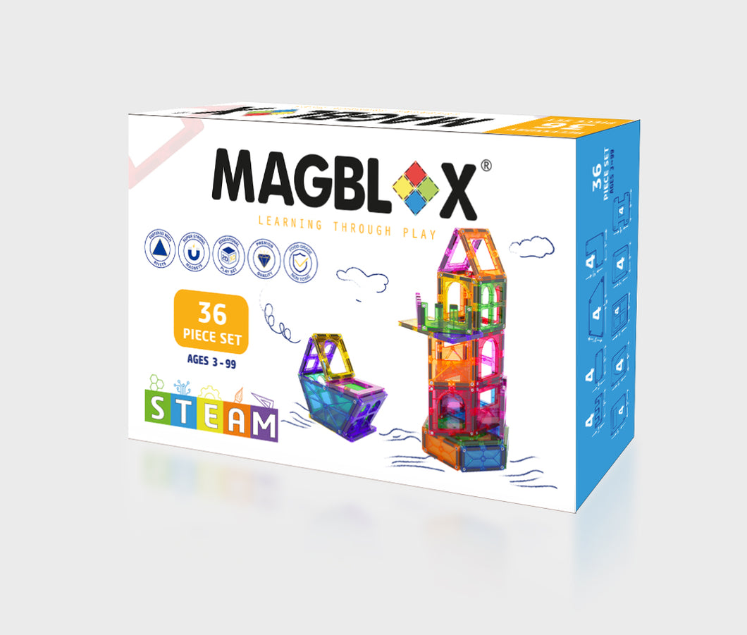 MAGBLOX® 36 pcs Vivid Colour Set