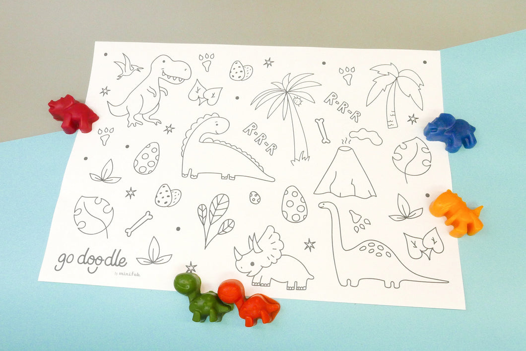 Dinosaur Colouring Sheet