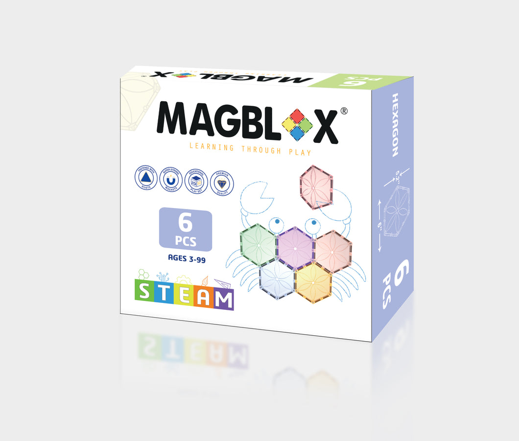 MAGBLOX® Hexagon 6 pcs pack