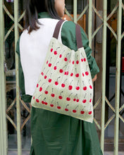 Load image into Gallery viewer, Knitty / Cherries / Light Green
