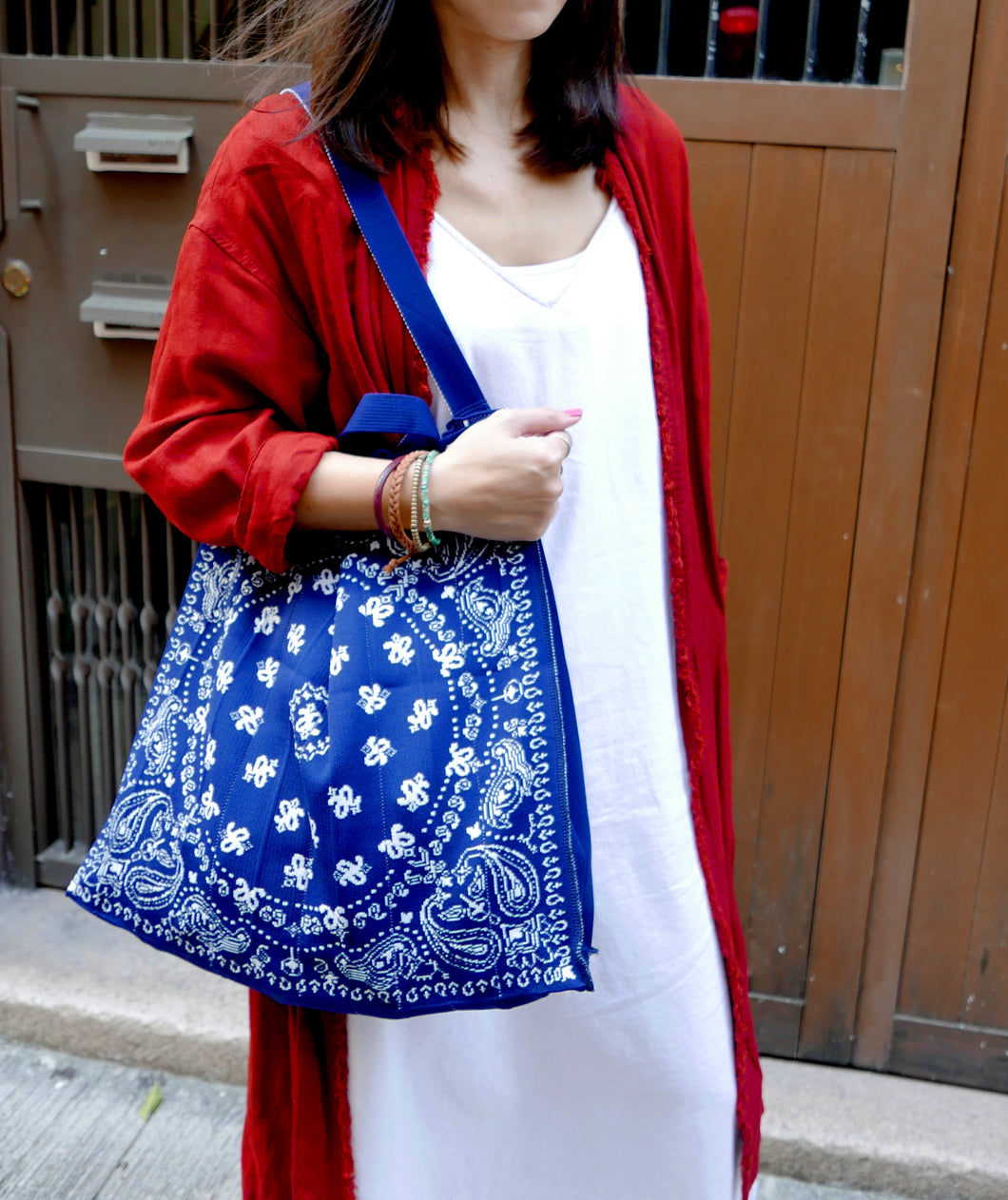 Mam / Paisley Print / Navy