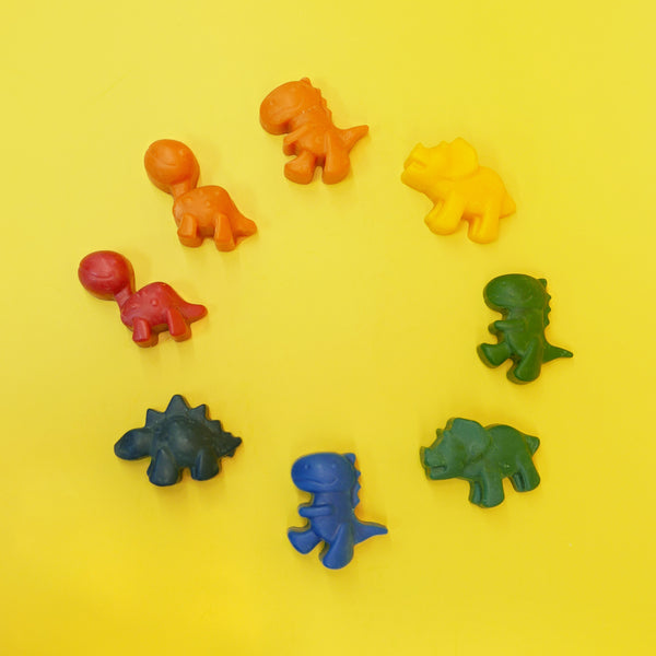 Mini Dinosaur Crayon Set