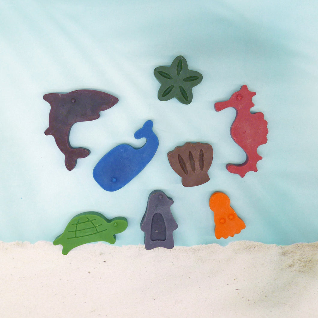 Mini Ocean Animals Crayon Set