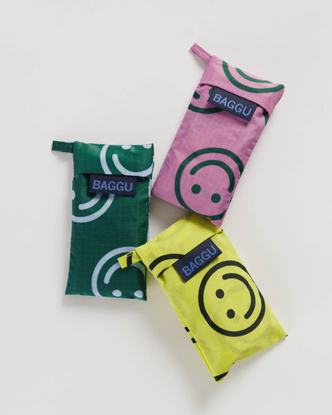 Wine Baggu Set of 3 / Happy Mix