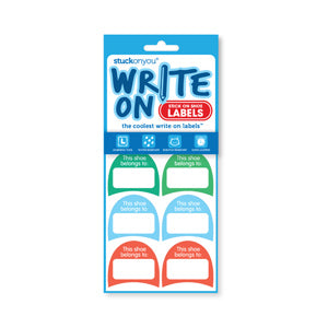 Write On Labels - Stick On Shoe Labels