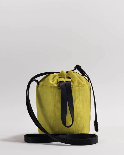 Mini Nylon Bucket Bag / Sour