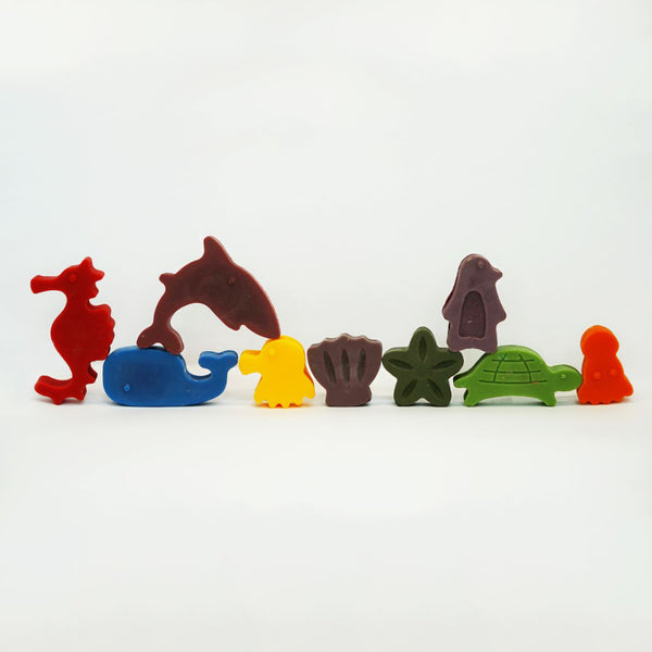 Mini Ocean Animals Crayon Set