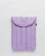 Load image into Gallery viewer, Puffy Laptop Sleeve / Dusty Lilac 13&quot;/14&quot; (Small)
